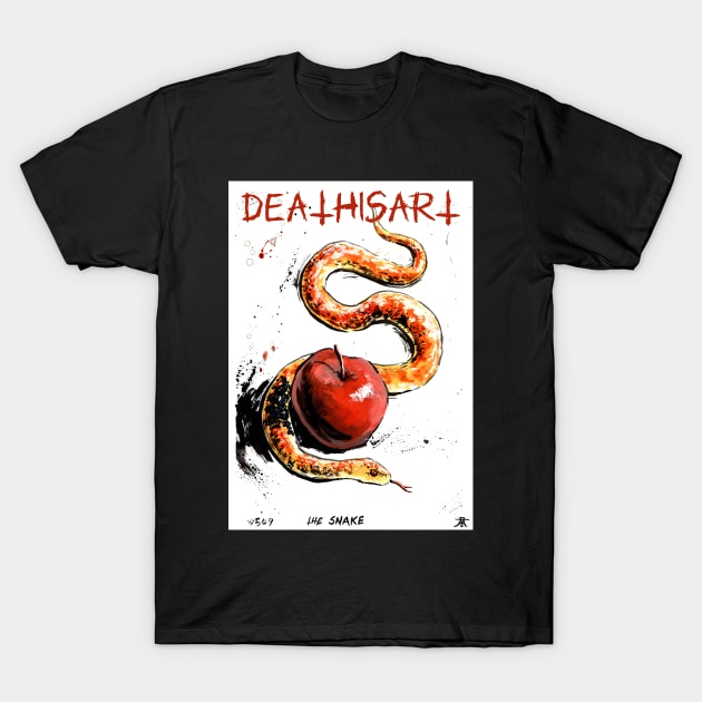 The Snake T-Shirt by Death Is Art